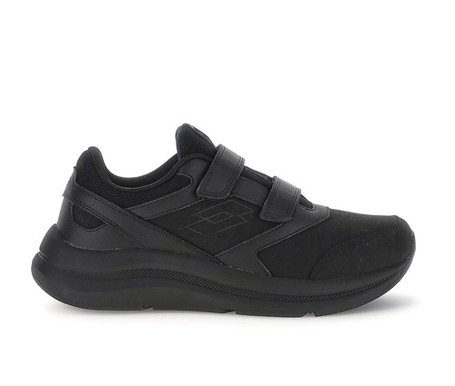 Lotto run amf nero nabuk - lotto,